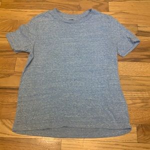 Kids heather blue soft cotton Tee (small spot)